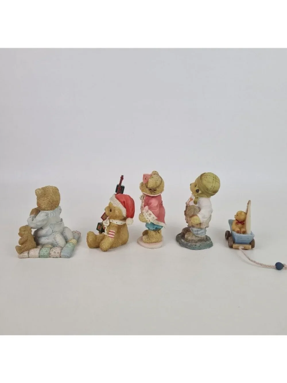 Set Of 5 Cherished Teddies Patrick Darrel Butch Holden 911410 Porcelain Figure